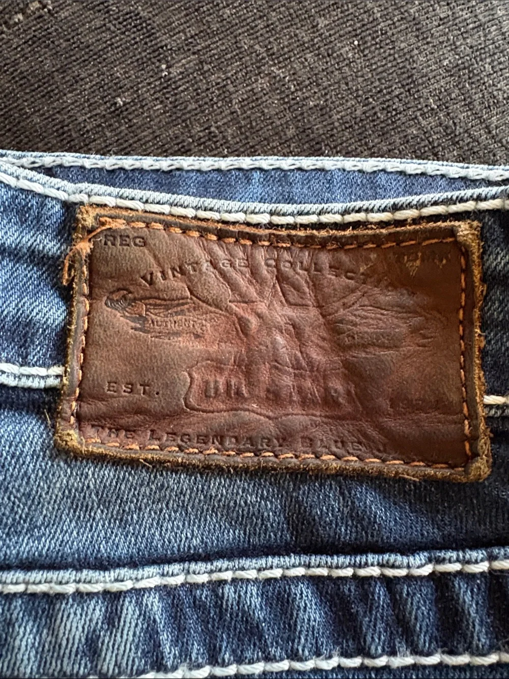 Big Star Women's Skinny Jeans in Distressed Blue Denim - Picture 7 of 7